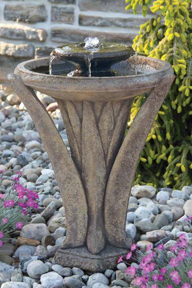 27 Inches Two Tier Meadows Glow Fountain