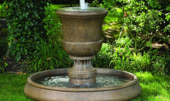 32 inches Cento Urn On Classic Pool Fountain