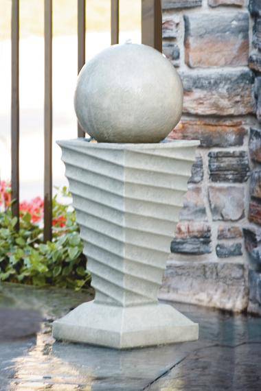 34 inches Contemporary Swirl Fountain
