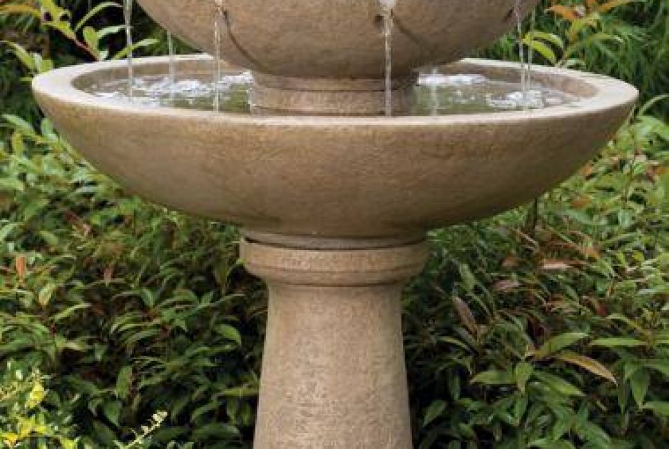 39″ Tranquillity Spill Fountain With Birds | Fountains of Long Island