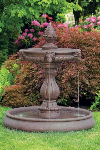 62 inches Roman Pinecone Finial Fountain