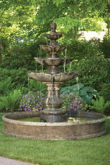 79 inches Classic Four Tier Fountain On 6' Pool