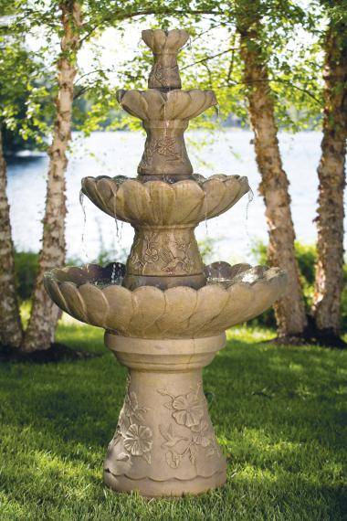 Four Tier Hummingbird Fountain