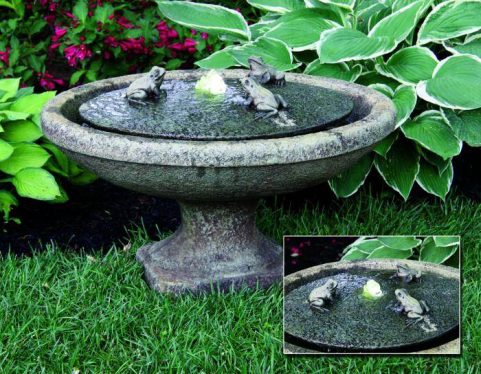 Garden Frogs Oval Fountain