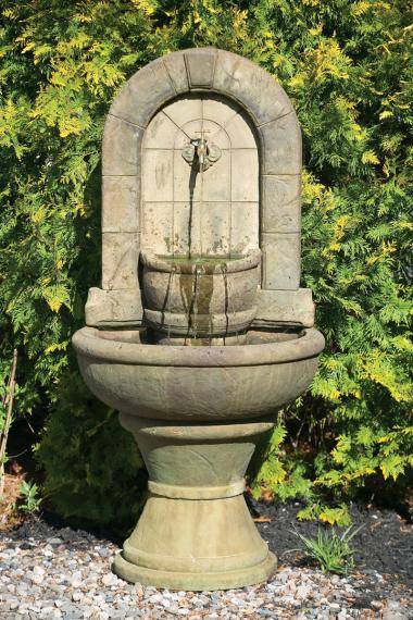 Stone Garden Spigot Fountain