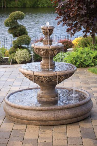 Three Tier Sonoma Pool Fountain