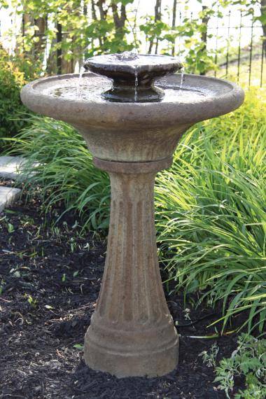 Two Tier Chelsea Glow Fluted Fountain