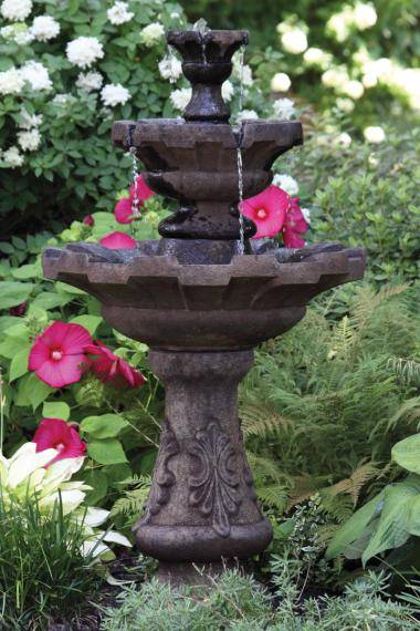 Two Tier Fluted Fountain