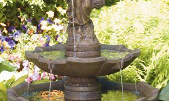 Two Tier Lady Of The Arbor Fountain