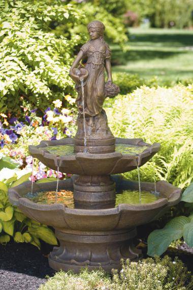 Two Tier Lady Of The Arbor Fountain