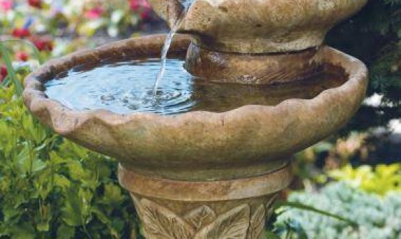 Two Tier Leaf Fountain