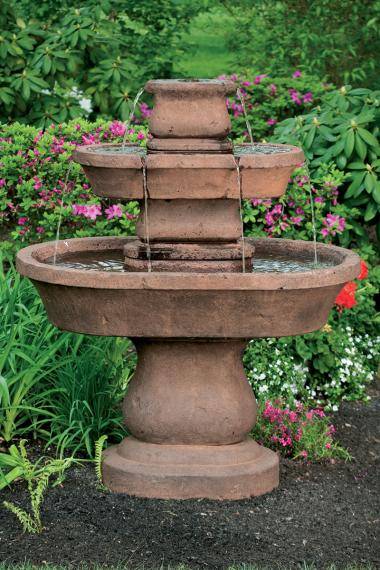 Two Tier Oval Assisi Fountain